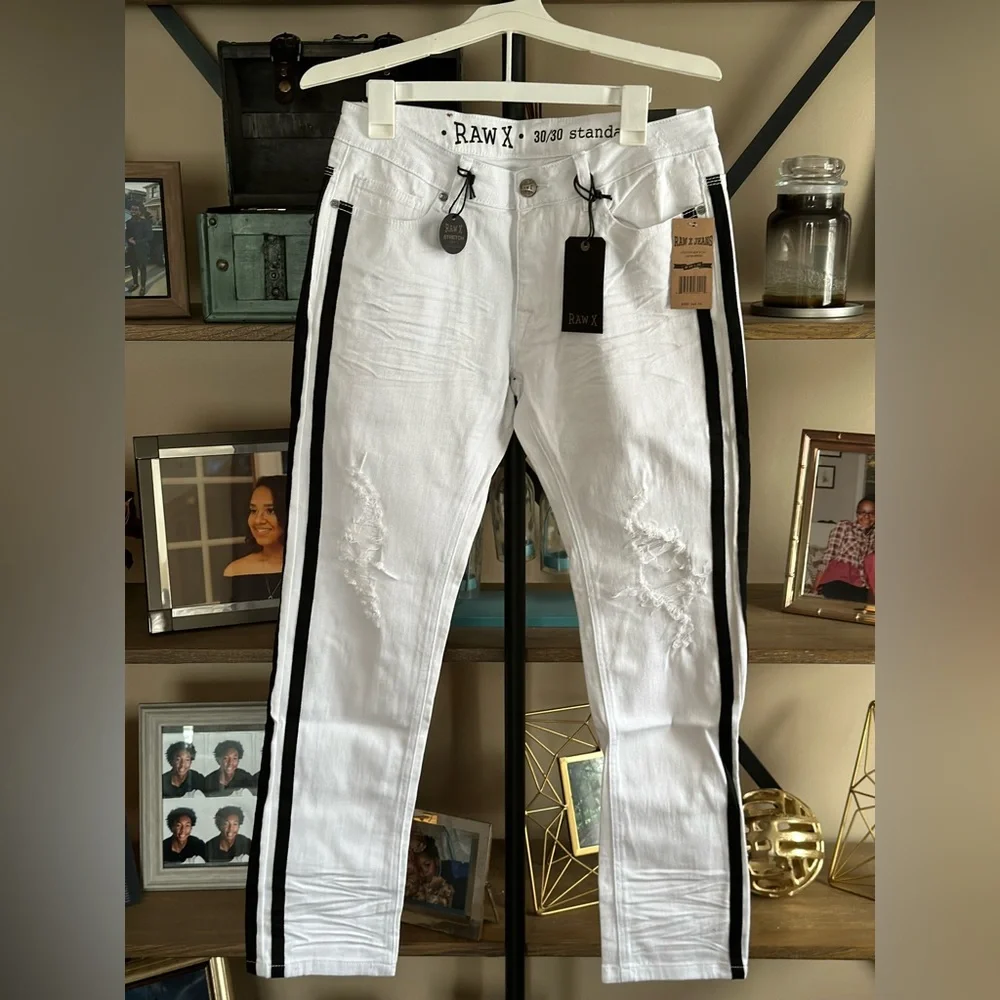 Raw X Jeans Vintage Inspired - White - Picture 2 of 5